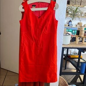 Talbots Vibrant Red Mini Dress
